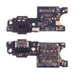 Плата нижняя для Xiaomi Redmi Note 15 на системный разъем, разъем Sim-карты и микрофон (оригинал)