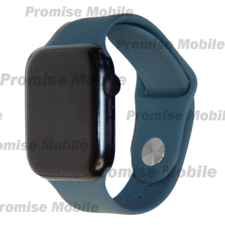 Ремешки для Apple Watch Series 3 (38 mm) Sport Band силиконовый (размер S) <темно-синий> ― Розничный PromiseMobile