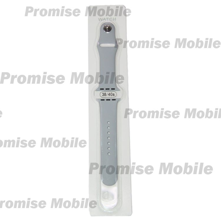 Ремешки для Apple Watch Series 1 (38 mm) Sport Band силиконовый (размер S) <светлый камень> ― Розничный PromiseMobile