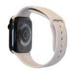 Ремешки для Apple Watch Series 8 (45 mm) Sport Band силиконовый (размер L) <пудровый>