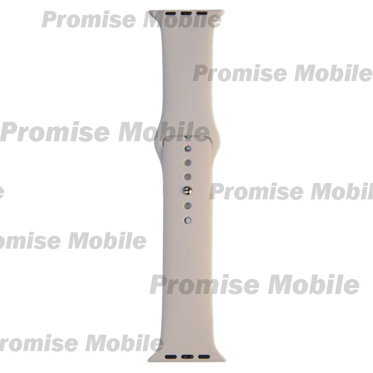 Ремешки для Apple Watch Series 8 (45 mm) Sport Band силиконовый (размер L) <пудровый> ― Розничный PromiseMobile