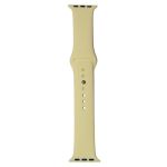 Ремешки для Apple Watch Series 1 (38 mm) Sport Band силиконовый (размер S) <лимонный крем>