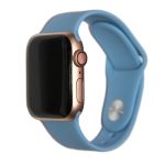 Ремешки для Apple Watch Series 4 (40 mm) Sport Band силиконовый  (размер L) <небесно-синий>