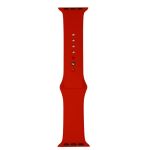 Ремешки для Apple Watch SE (40 mm) Sport Band силиконовый (размер L) <светло-красный>