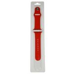 Ремешки для Apple Watch Series 1 (38 mm) Sport Band силиконовый (размер L) <светло-красный>