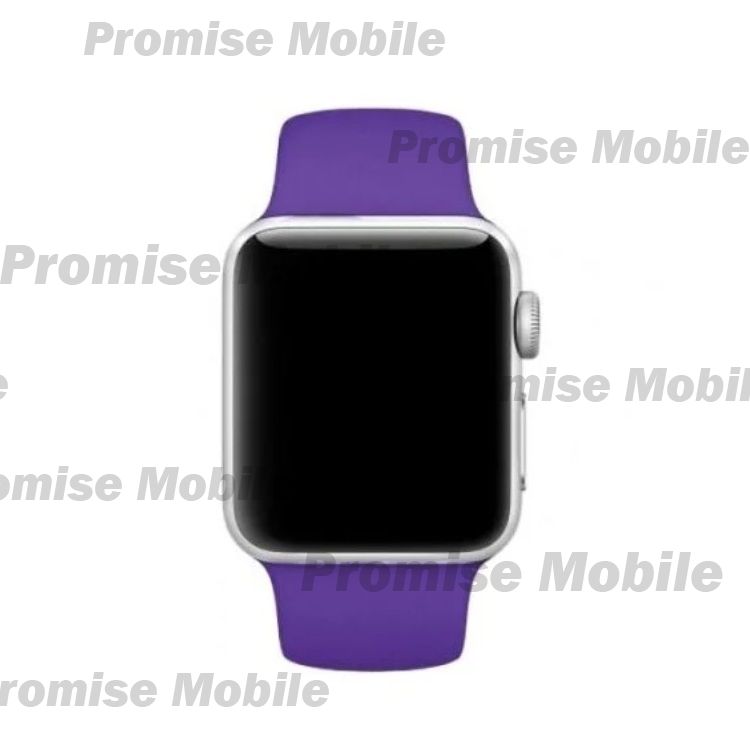 Ремешки для Apple Watch SE (40 mm) Sport Band силиконовый (размер S) <темный индиго> ― Розничный PromiseMobile