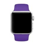 Ремешки для Apple Watch Series 3 (38 mm) Sport Band силиконовый (размер L) <темный индиго>