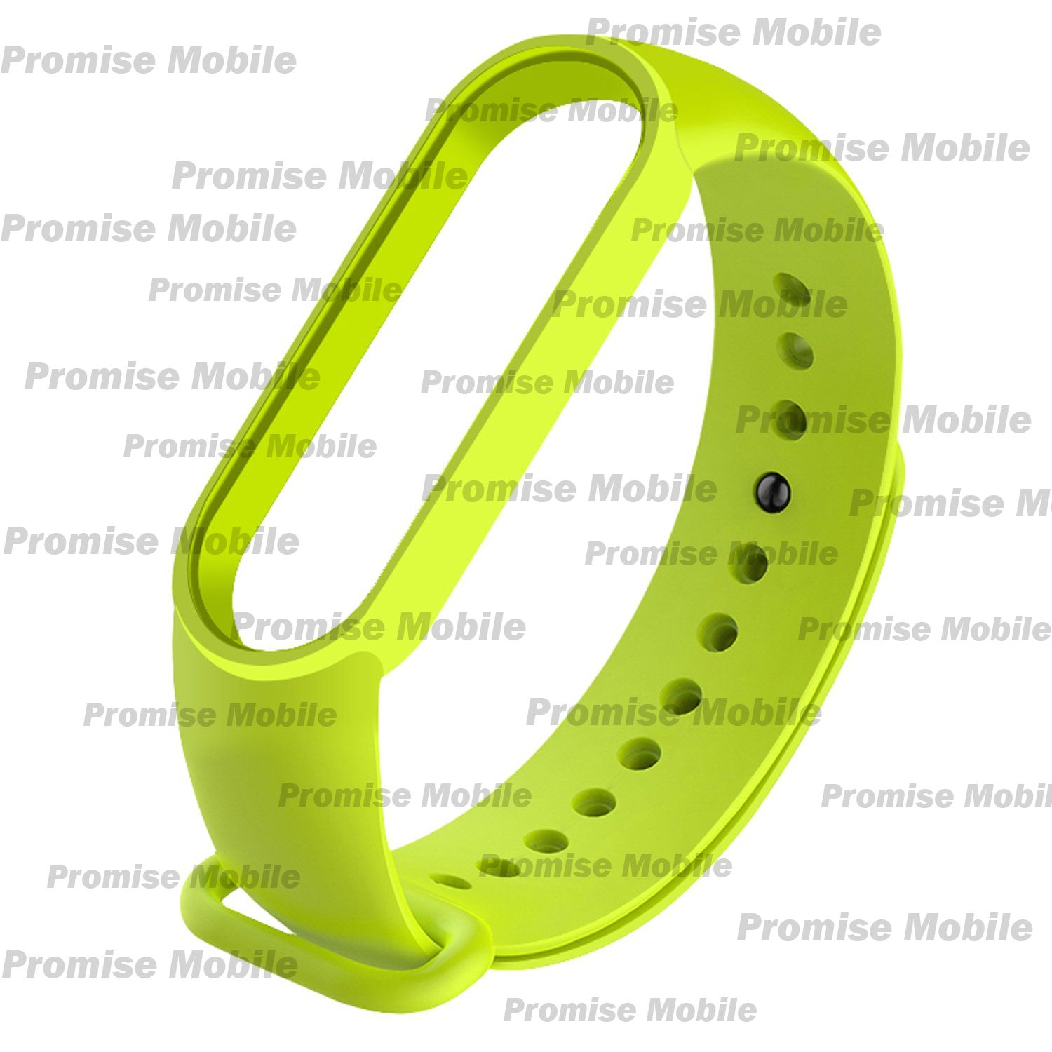 Ремешок для Xiaomi Mi Band 5 силиконовый <зеленый> ― Розничный PromiseMobile
