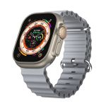 Ремешки для Apple Watch SE (40 mm) Ocean Band силиконовый <серый>