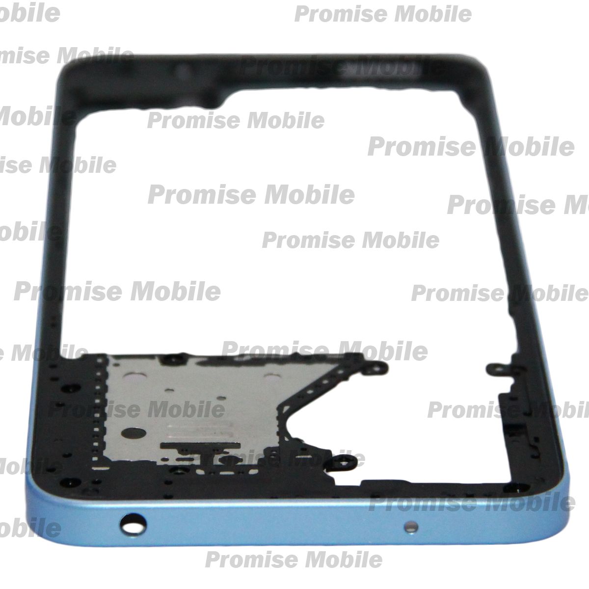 Средняя часть корпуса для Xiaomi Redmi 12 <голубой> ― Розничный PromiseMobile
