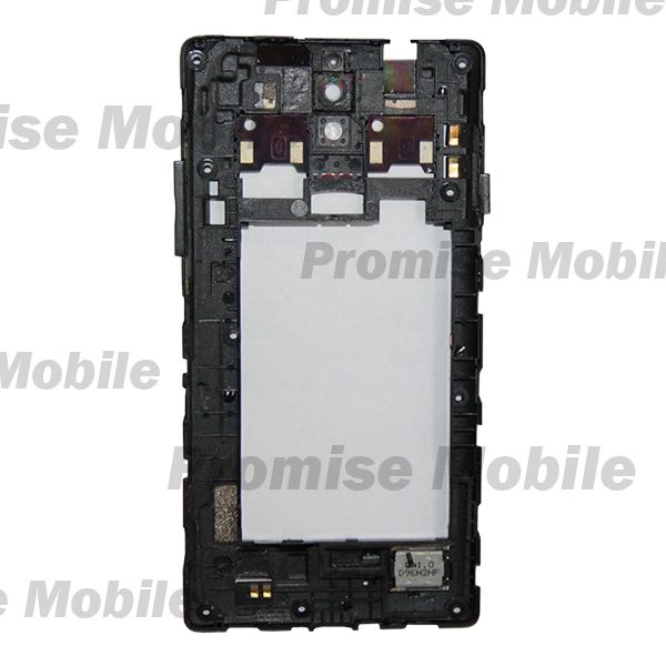 Средняя часть корпуса для Huawei Ascend G700 (Honor Duos) в сборе со стеклом камеры, антенной, боковыми кнопками и динамиком <черный> ― Розничный PromiseMobile
