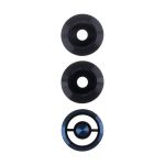 Стекло камеры для Infinix Smart 8 Plus (X6526) (комплект 3 шт.) <черный> 