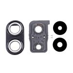 Стекло камеры для Xiaomi Poco X7 Pro в сборе с рамкой <черный>