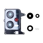 Стекло камеры для Xiaomi Redmi Note 12 5G в сборе с рамкой <черный>