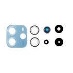 Стекло камеры для Xiaomi 24117RN760 в сборе с рамкой <голубой>