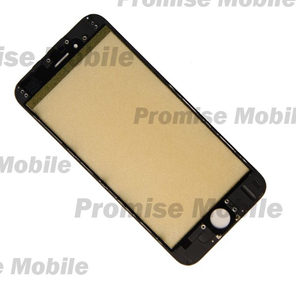 Купить Стекло Apple iPhone 6 в сборе с рамкой <черный> в интернет магазине im.promisemobile.ru, по лучшей цене!