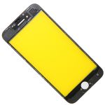 Стекло для Apple iPhone 8 в сборе с рамкой <черный>