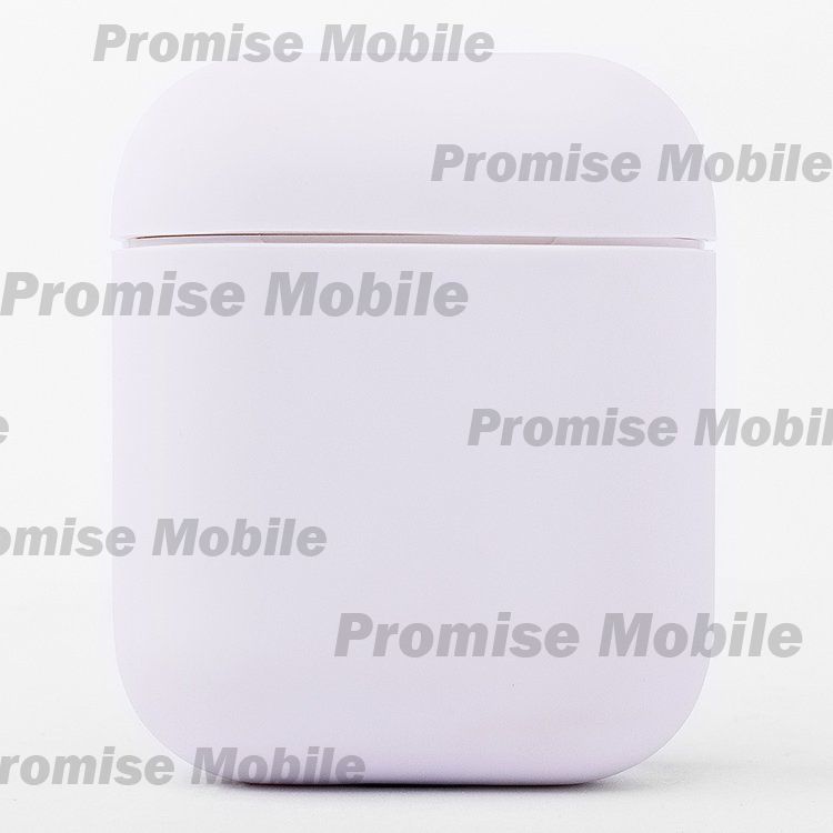 Чехол для кейса наушников Apple AirPods 2 Soft touch <белый> ― Розничный PromiseMobile