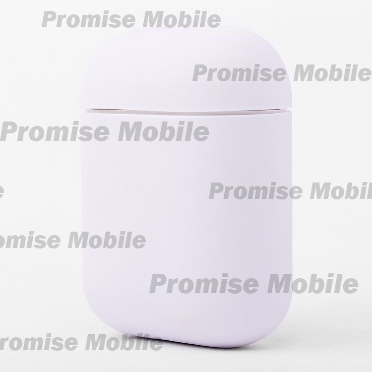 Чехол для кейса наушников Apple AirPods 2 Soft touch <белый> ― Розничный PromiseMobile