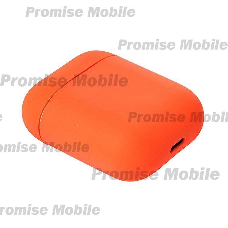 Чехол для кейса наушников Apple AirPods 2 Soft touch <оранжевый> ― Розничный PromiseMobile