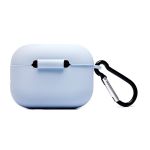Чехол для кейса наушников Apple AirPods Pro 3 силиконовый Soft Touch <голубой>