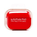 Чехол для кейса наушников Apple AirPods Pro 3 силиконовый Soft Touch <красный>