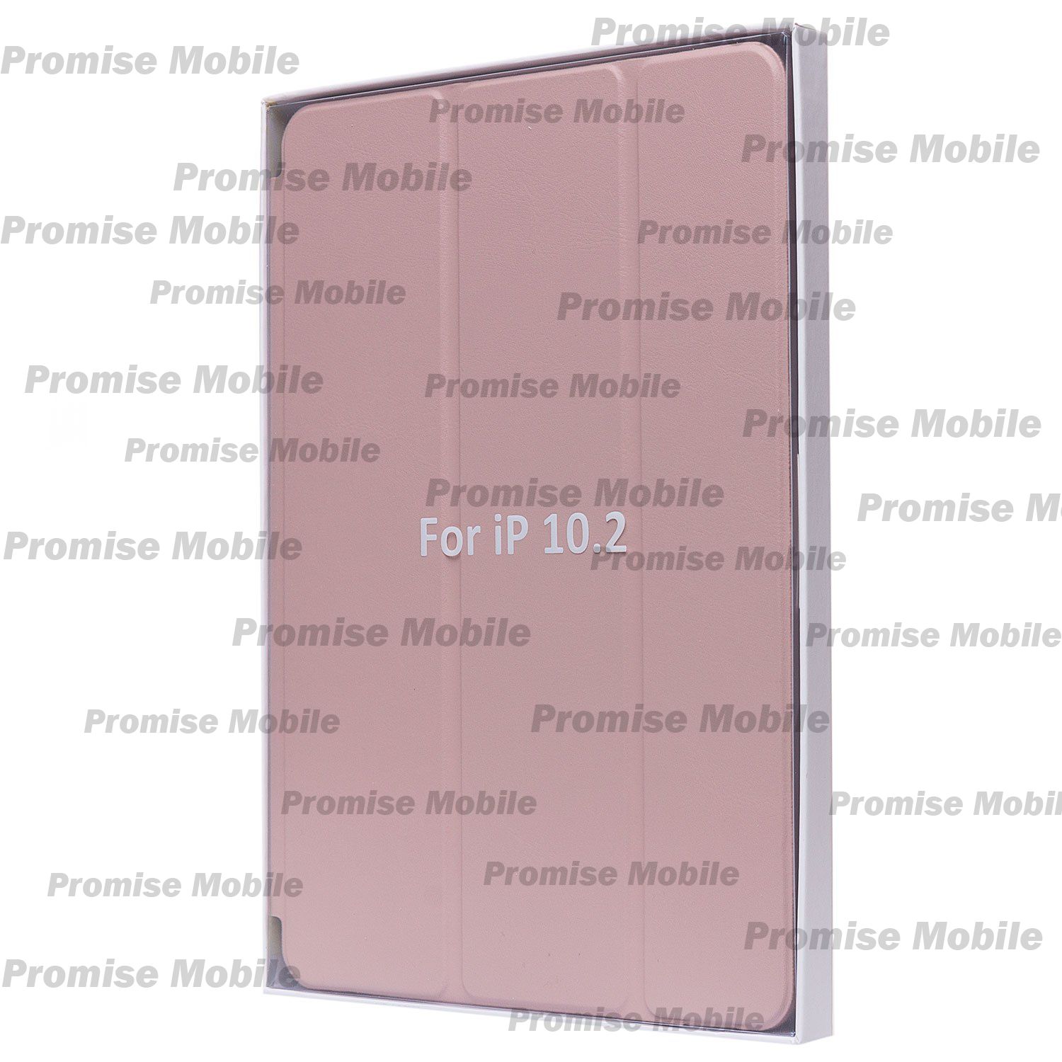 Чехол для Apple iPad 9 10.2 (2021) кожзам + смарт панель <розовый песок> ― Розничный PromiseMobile