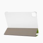 Чехол для Apple iPad Pro 12.9 (2020) пластик прозрачный + смарт панель <зеленый>