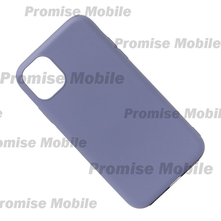 Чехол для Apple iPhone 11 Pro Max силиконовый Soft Touch 2 <серый> ― Розничный PromiseMobile