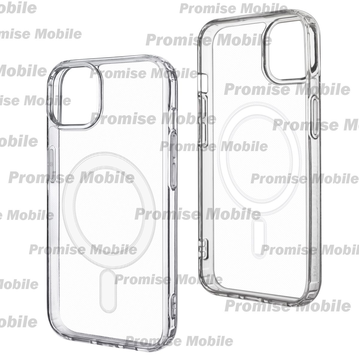 Чехол для Apple iPhone 12 Pro Max PromiseMobile силиконовый MagSafe <прозрачный> ― Розничный PromiseMobile