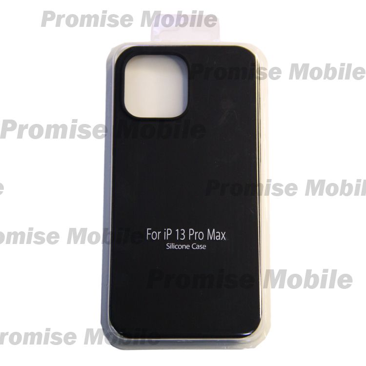 Чехол для Apple iPhone 13 Pro Max PromiseMobile силиконовый Soft Touch <черный> ― Розничный PromiseMobile