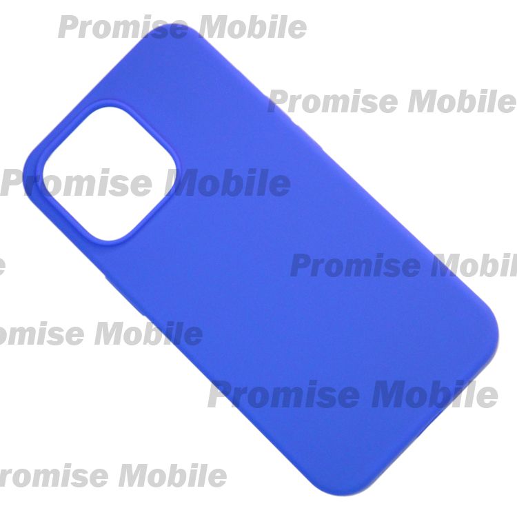 Чехол для Apple iPhone 13 Pro PromiseMobile силиконовый Soft Touch <синий> ― Розничный PromiseMobile