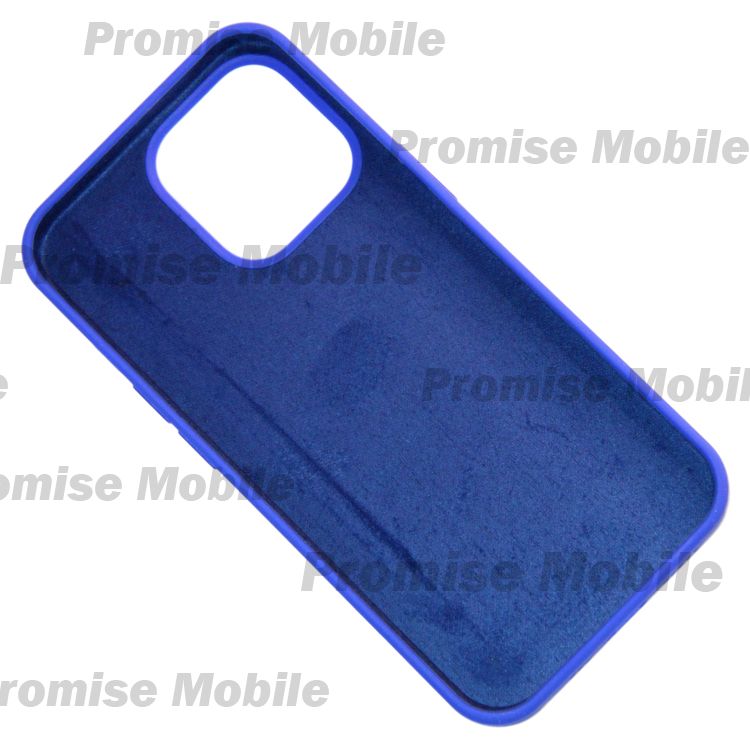 Чехол для Apple iPhone 13 Pro PromiseMobile силиконовый Soft Touch <синий> ― Розничный PromiseMobile
