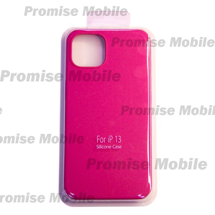 Чехол для Apple iPhone 13 PromiseMobile силиконовый Soft Touch <гранат> ― Розничный PromiseMobile