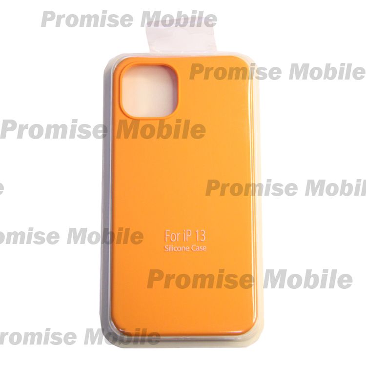 Чехол для Apple iPhone 13 PromiseMobile силиконовый Soft Touch <оранжевый> ― Розничный PromiseMobile