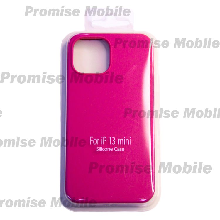 Чехол для Apple iPhone 13 mini PromiseMobile силиконовый Soft Touch <гранат> ― Розничный PromiseMobile