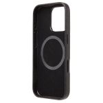 Чехол для Apple iPhone 16 Pro натуральная кожа MagSafe <черный>