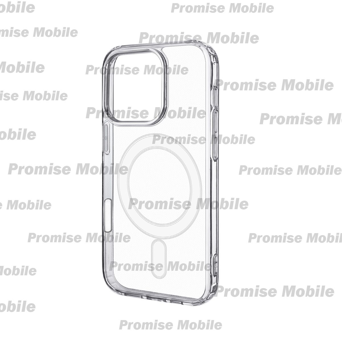 Чехол для Apple iPhone 16 Pro PromiseMobile силиконовый MagSafe <прозрачный> ― Розничный PromiseMobile