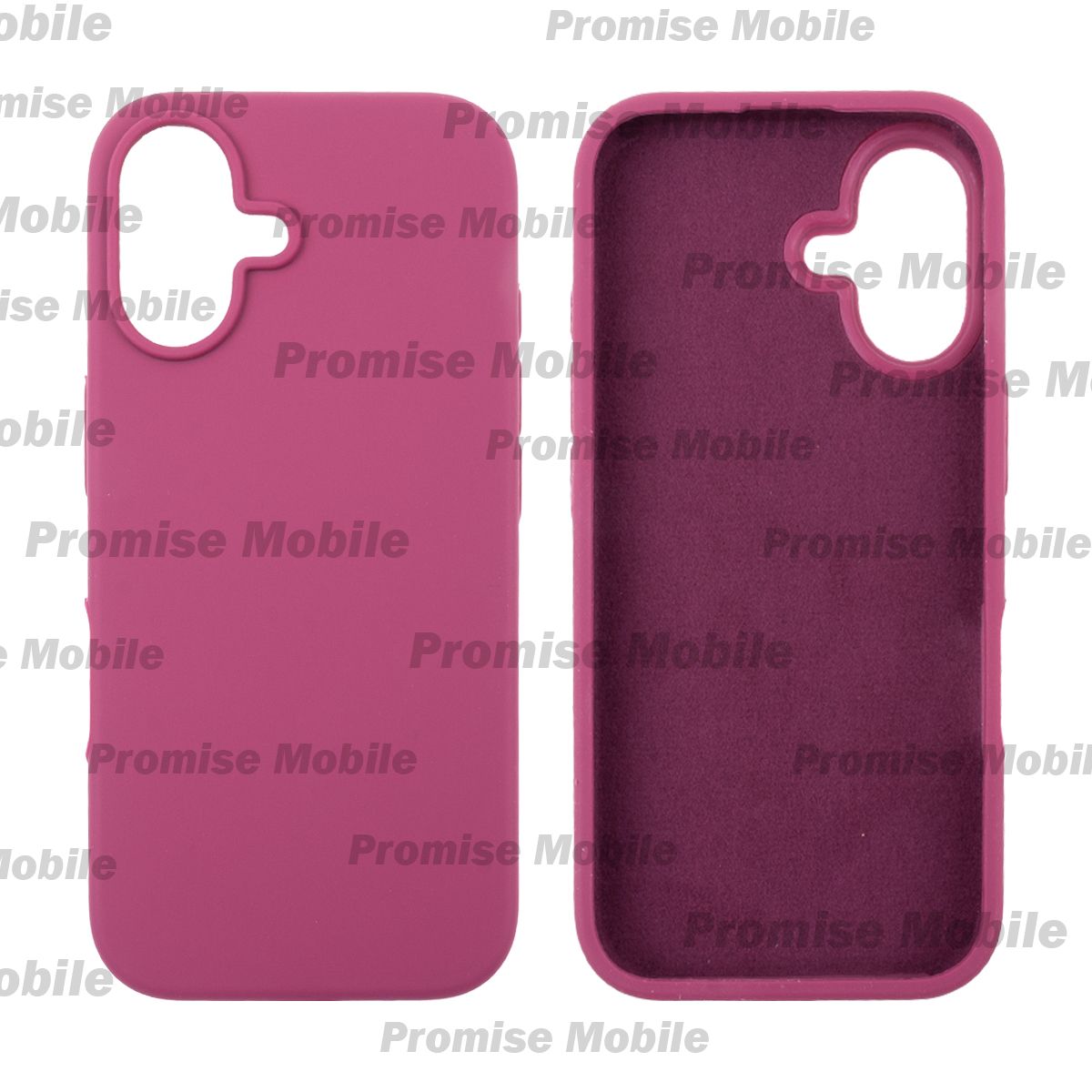 Чехол для Apple iPhone 16 PromiseMobile силиконовый Soft Touch <бордовый> ― Розничный PromiseMobile
