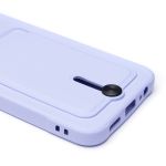 Чехол для Huawei Honor X6b силиконовый с картхолдером №4 <светло-фиолетовый>