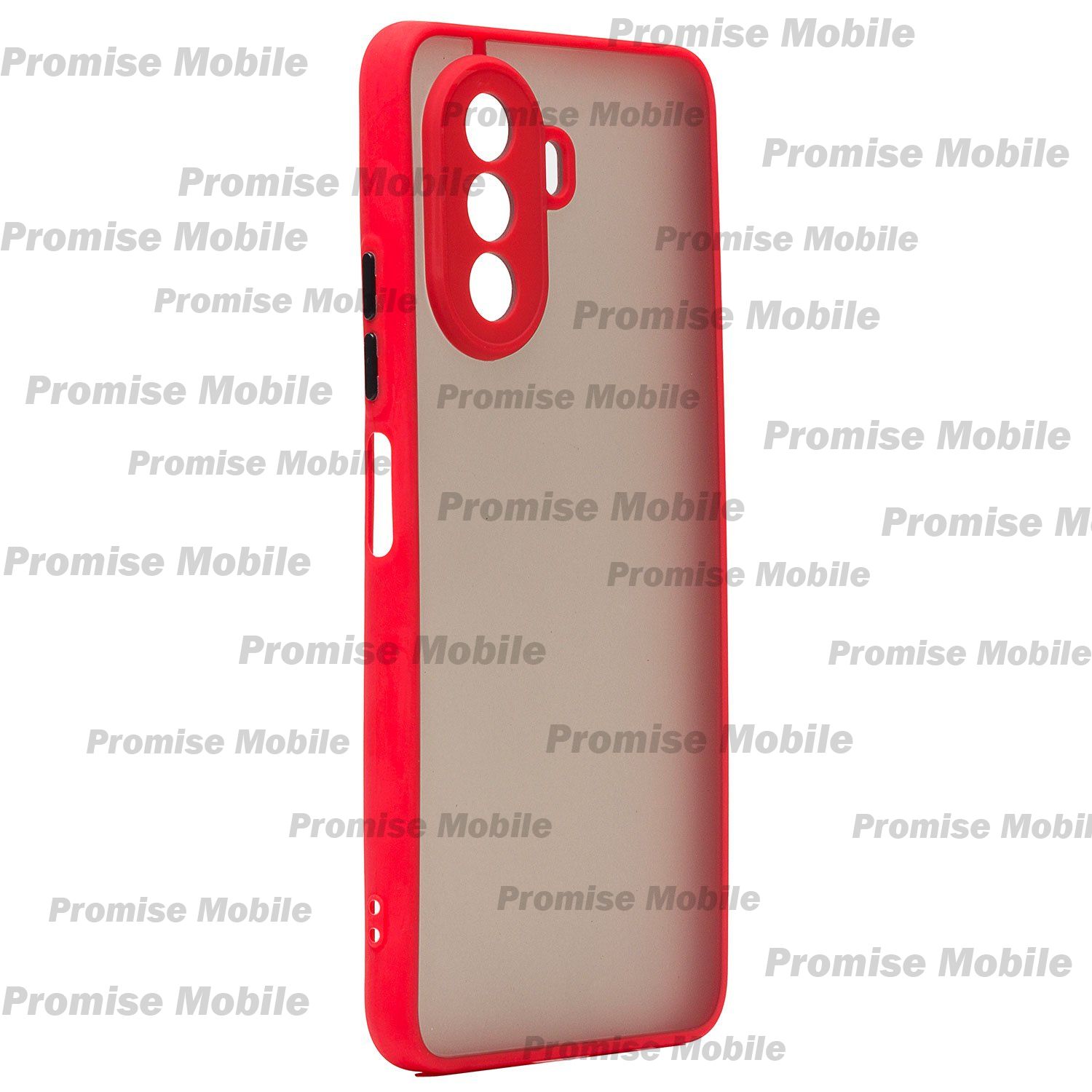 Чехол для Huawei MGA-LX9N пластиковый с окантовкой <красный> ― Розничный PromiseMobile