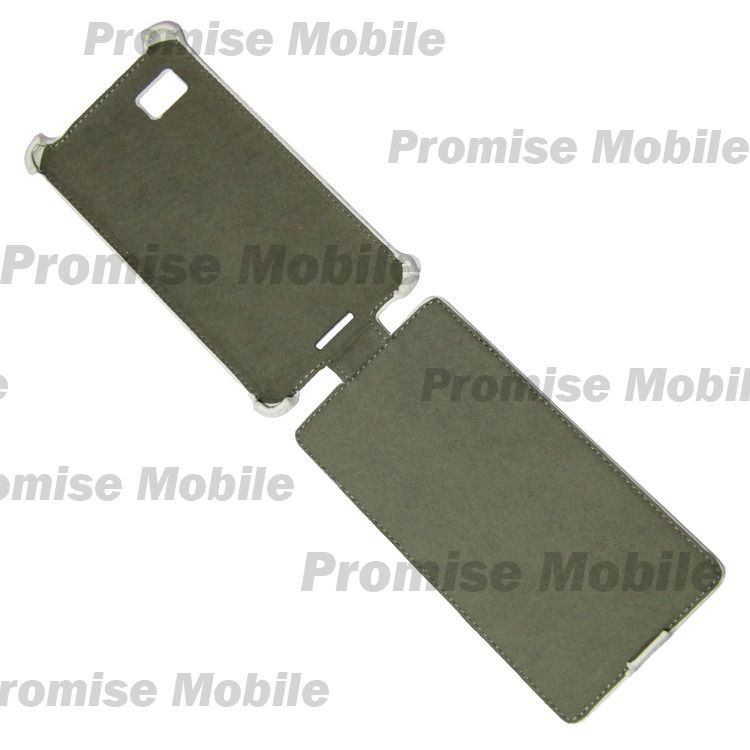Чехол для Lenovo K910 (Vibe Z) флип кожзам №1 <белый> ― Розничный PromiseMobile