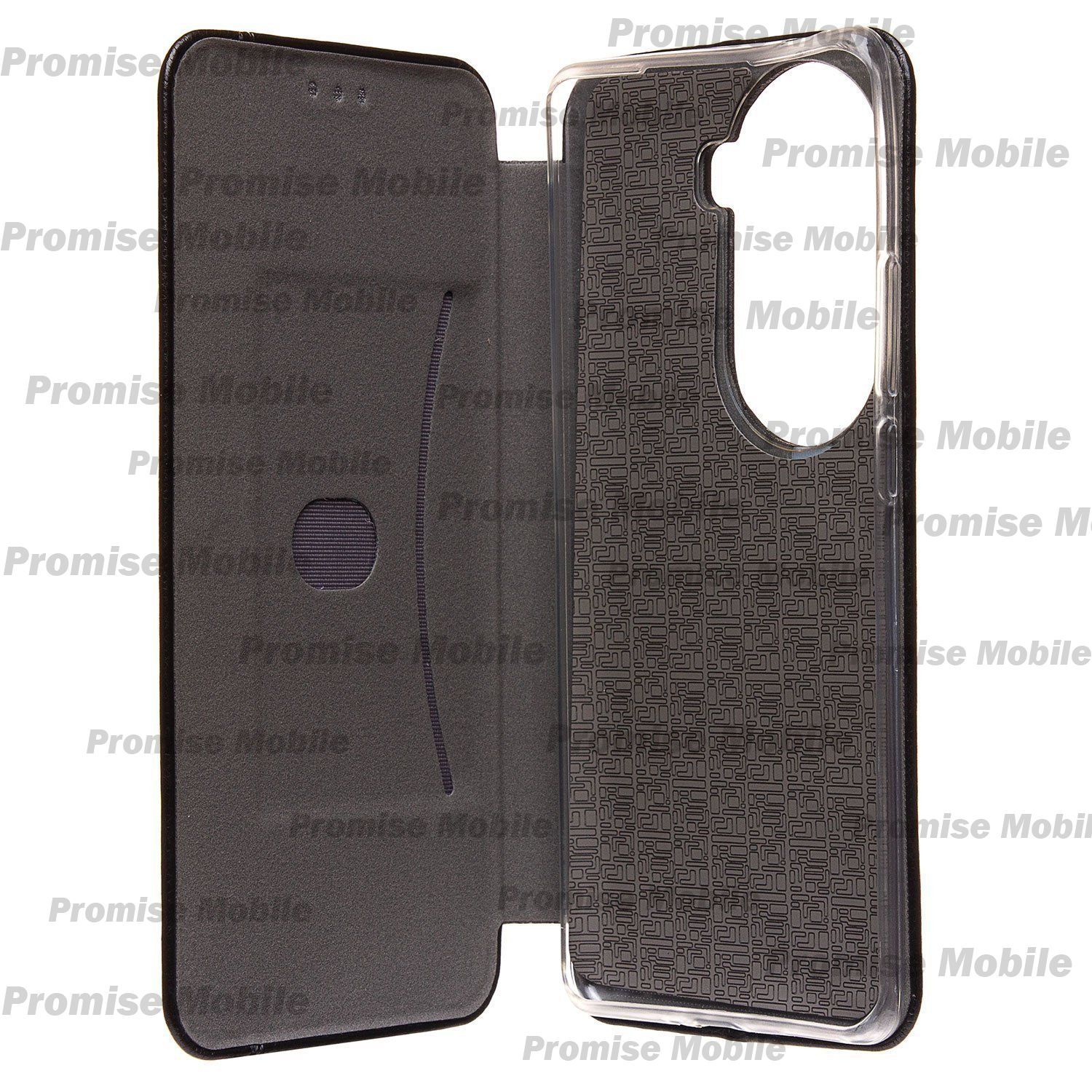 Чехол для Oppo Reno 11 флип боковой кожзам №3 <черный> ― Розничный PromiseMobile