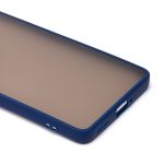 Чехол для Oppo Reno 11 Pro пластиковый с окантовкой <темно-синий>