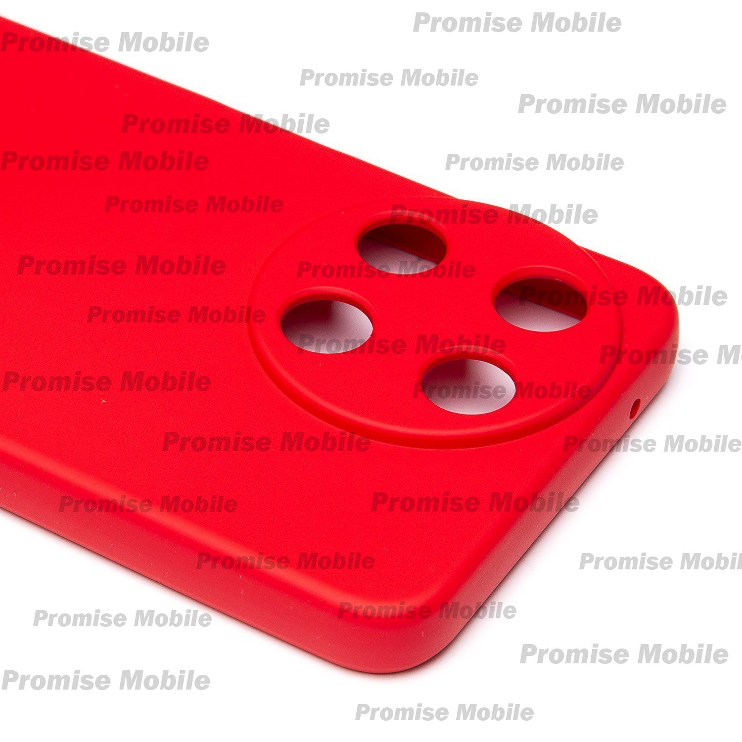 Чехол для Realme RMX3636 силиконовый Soft Touch 4 <красный> ― Розничный PromiseMobile