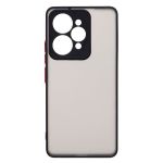 Чехол для Realme 15 Pro 5G (RMX5101) пластиковый с окантовкой <черный>