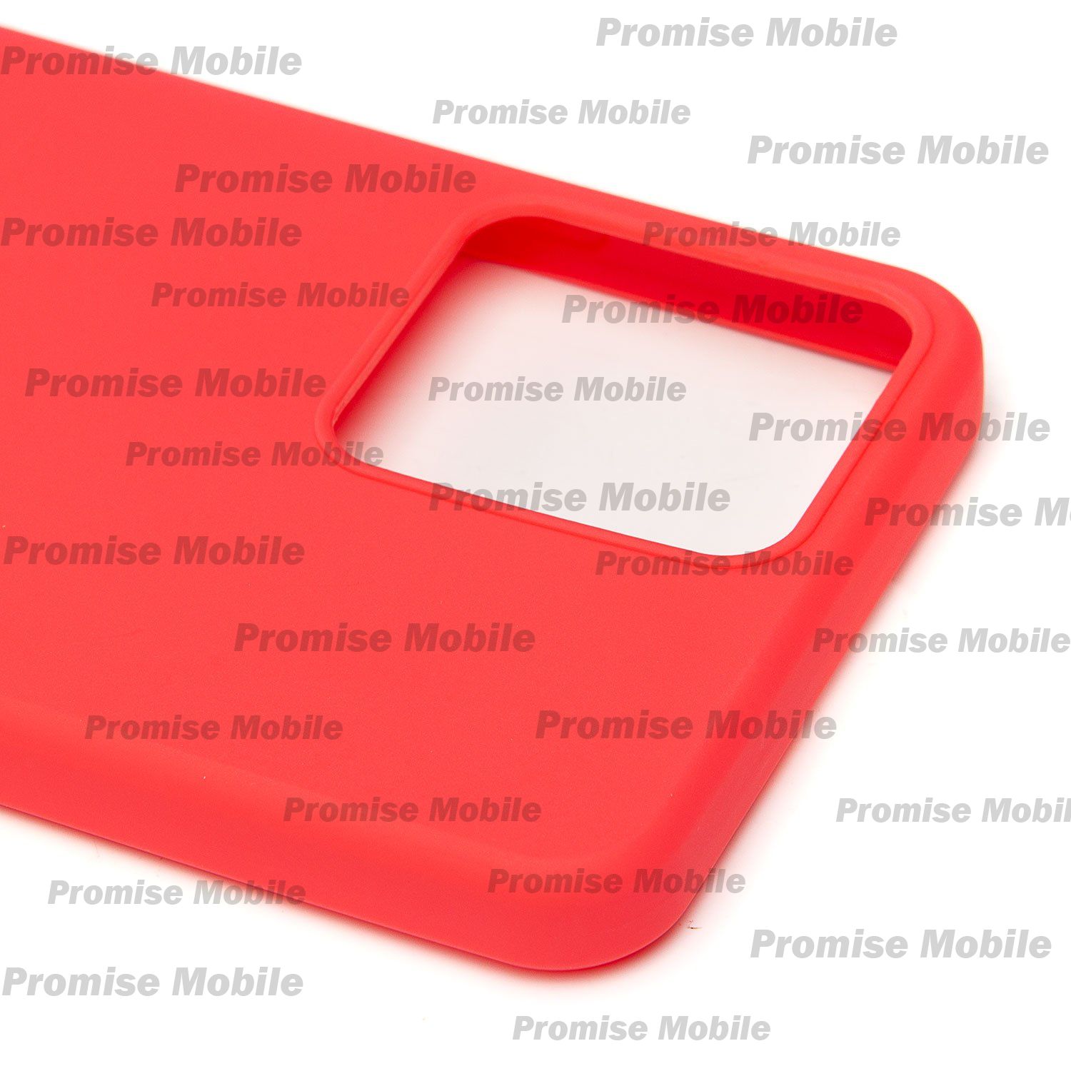 Чехол для Realme Narzo 50i Prime силиконовый матовый №5 <красный> ― Розничный PromiseMobile