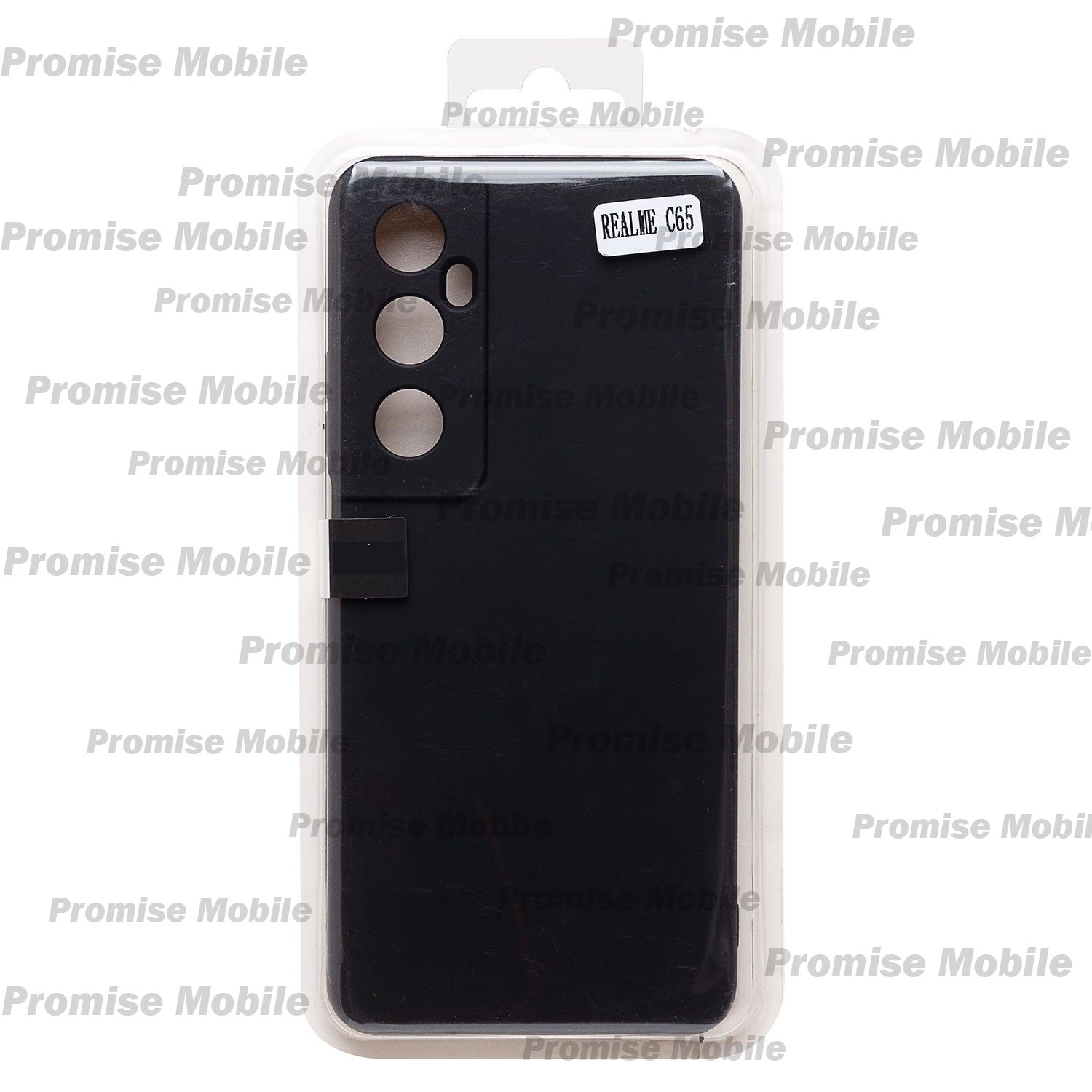 Чехол для Realme RMX3910 силиконовый Soft Touch 4 <черный> ― Розничный PromiseMobile