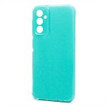 Чехол для Samsung SM-A146B (Galaxy A14 5G) силиконовый с блестками №3 <мятный>