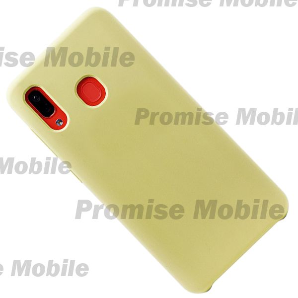 Чехол для Samsung SM-A205F (Galaxy A20) силиконовый Soft Touch <зеленый> (премиум) ― Розничный PromiseMobile